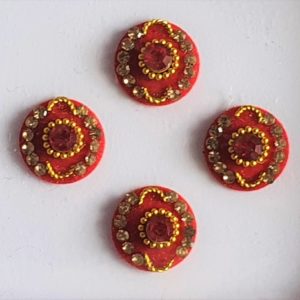 RC027 Round Coloured Crystal Fancy Bindis 1