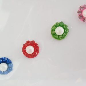VRC014 Round Coloured Crystal Fancy Bindis   1